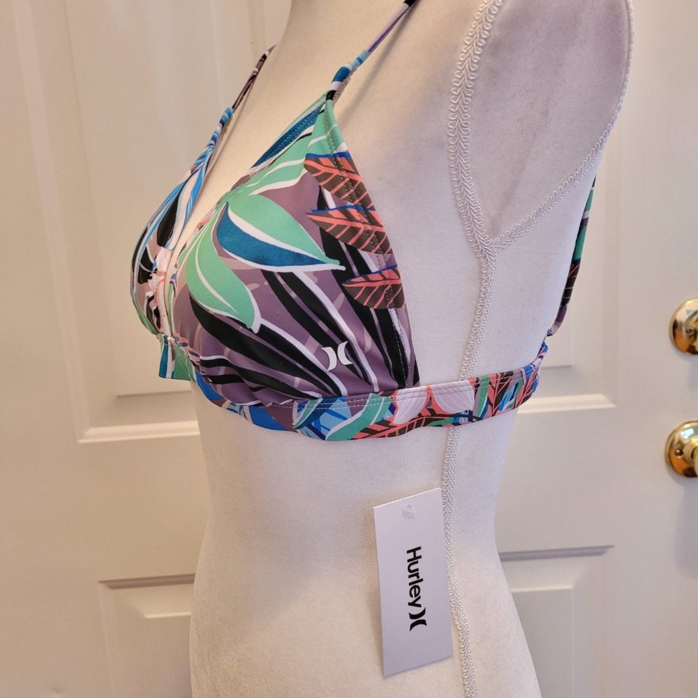NWT Hurley Bikini Top Size Large - Picture 4 of 6
